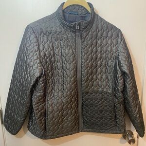 Lands' End Quilted Jacket in Black